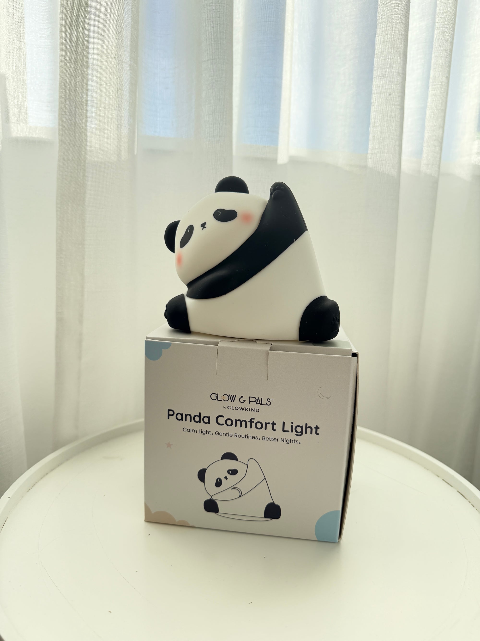 GlowKind Panda Calm-Tech silicone night light for toddlers, kids New Zealand