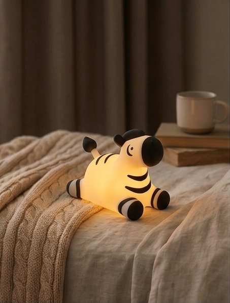 Zebra Comfort Night Light – Silicone Kids Night Light NZ